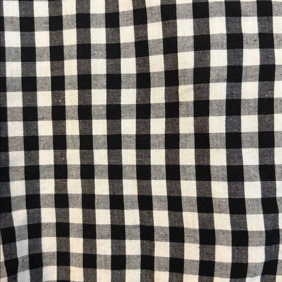 Rachel Antonoff Black White Gingham Ruffle Crop Top size L - Picture 12 of 14